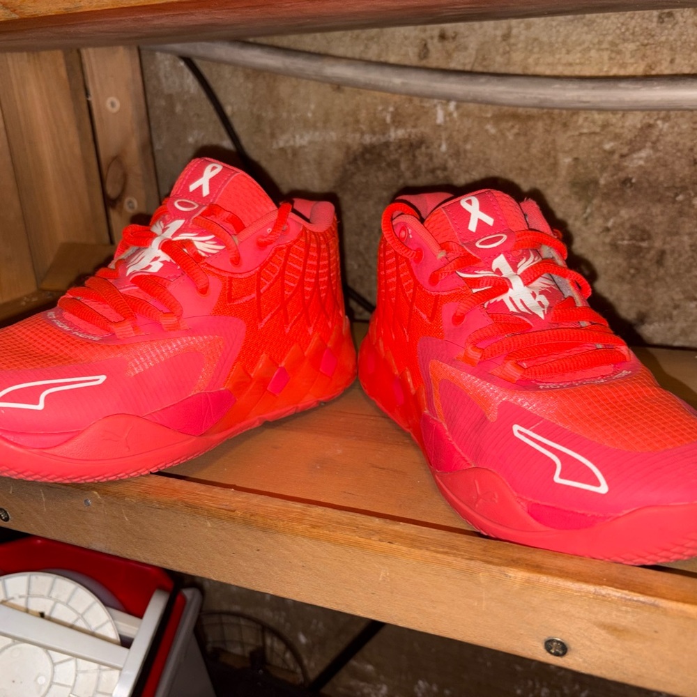 Puma Kids Breast cancer awareness collab shoes